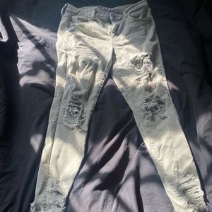 American Eagle gray/green stretchy pants